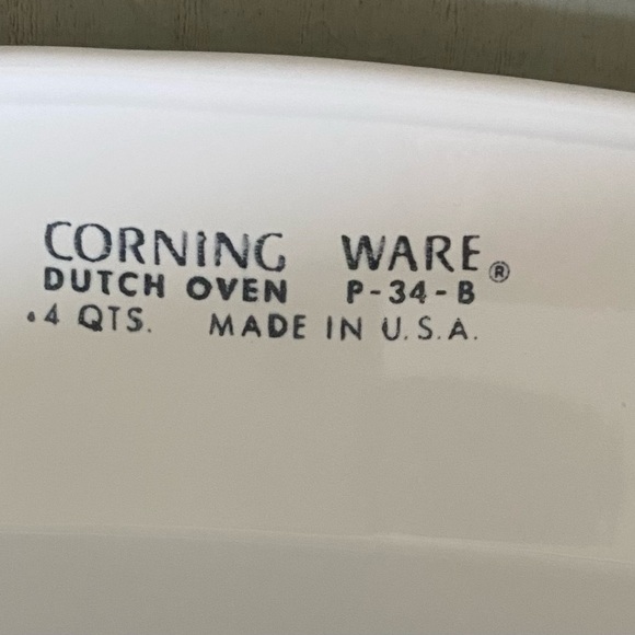 Corning Ware, 4 quart,  vintage, complete with rack and lid. - Picture 3 of 6